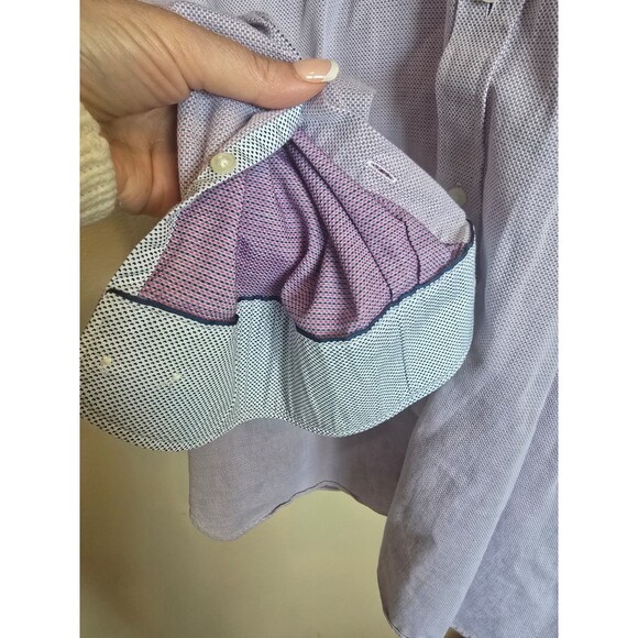 Ted Baker Endurance button down long sleeve shirt men's size 17 (34/35) - Picture 3 of 7